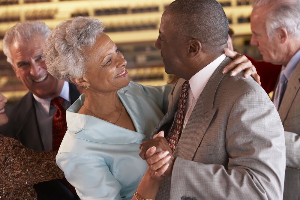 seniors dancing to music